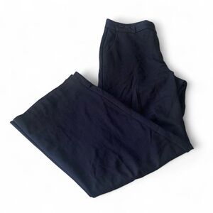 J. McLaughlin navy blue pants Size 8 straight leg preppy minimalist office